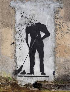 Le ramasse-poussières ou le balayeur/The dust collector or sweeper