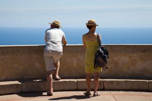 Les touristes/the tourists