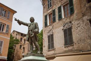 statue du Général Jean-Pierre Gaffori à Corte/statue of General Jean-Pierre Gaffori in Corte