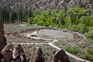 Bandelier National Monument, anciens pueblo, anasazi