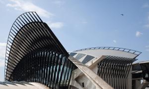 la gare TGV, aéroport Satolas, Lyon