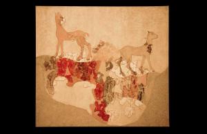 Les fresques d'Akrotiri,civilisations cycladique et minoenne/The frescoes  of Akrotiri, cyclidic and minoan civilizations