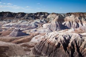 Forêt pétrifiée et désert peint/Petrifed Forest National Park and Painted Desert